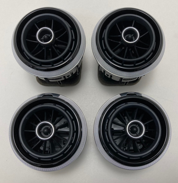 2015-2017 Audi A3 S3 AC Vents / Set of 4 / Aluminum Trimmed /   S3107