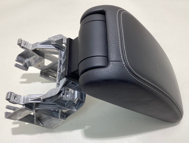 2015-2020 Audi A3 S3 Center Console Lid w/ Hinge / Black Leather  /   S3107