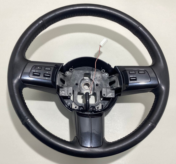 2009-2015 Mazda MX5 Miata Black Leather Steering Wheel w/ Trim / Manual /   NC100