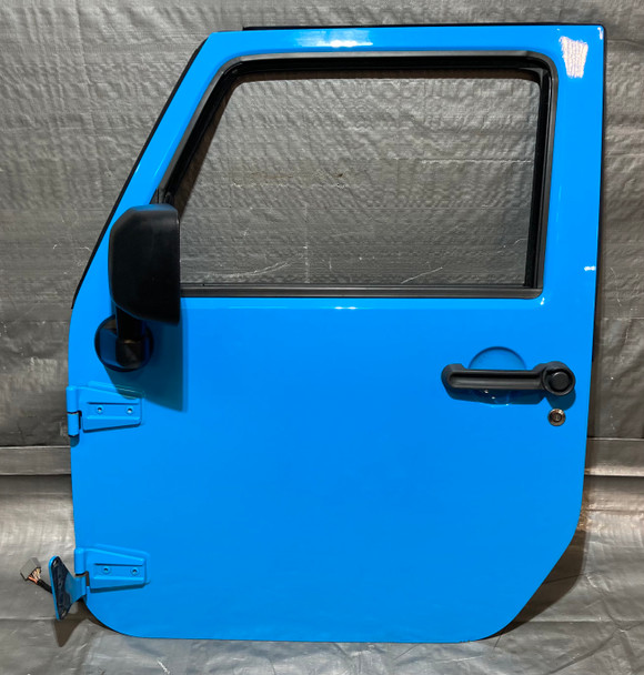 2011-2018 Jeep Wrangler JK Unlimited 4DR Driver Front Door Assembly w/ Mirror / Chief  JK015