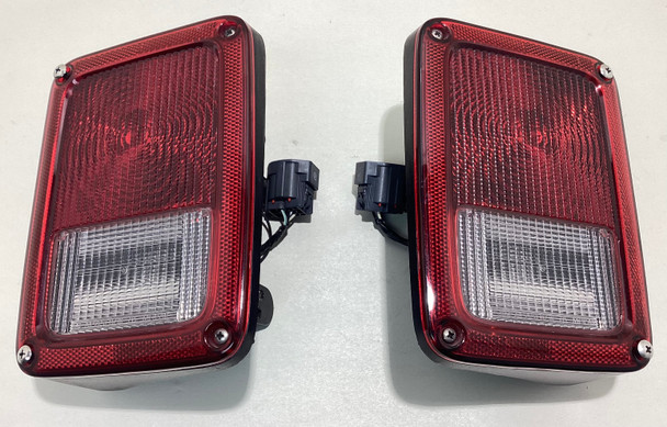 2007-2018 Jeep Wrangler JK OEM Tail Lights / Pair / JK015