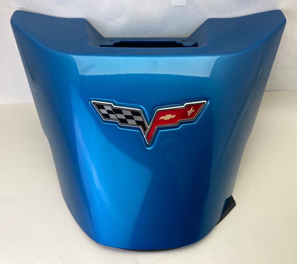 2005-2013 Chevrolet Corvette C6 Convertible Rear Waterfall Trim Panel / Jet Stream Blue Metallic  C6018