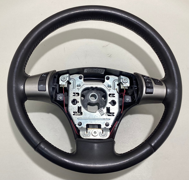 2009-2011 Chevrolet Corvette C6 Black Leather Steering Wheel / Manual /   C6018