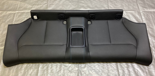 2016-2020 F87 BMW M2 Dakota Black Leather Rear Lower Seat Cushion / Blue Stitching /   B2008