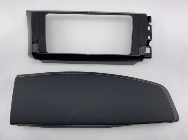 2017-2020 Subaru BRZ Limited Radio Surround Trim Panel / Yellow Stitch /   FB049