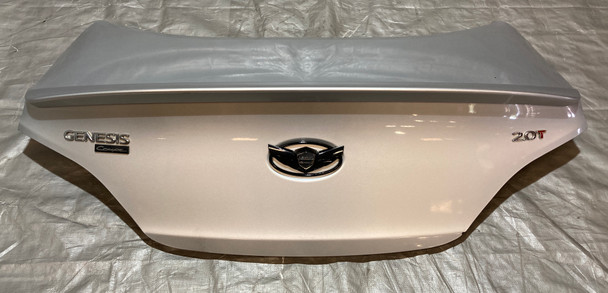 2010-2016 Hyundai Genesis Coupe 2.0T Trunk Lid w/ Lip Spoiler / Silverstone Metallic  HG031