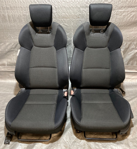 2010-2012 Hyundai Genesis Coupe Black Cloth Front Seats / Pair /   HG031