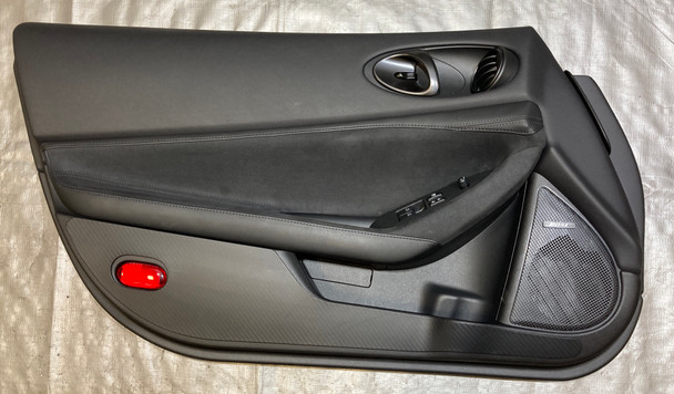 2023-2025 Nissan Z Performance Driver Side Interior Door Panel / Black Suede /   NZ001