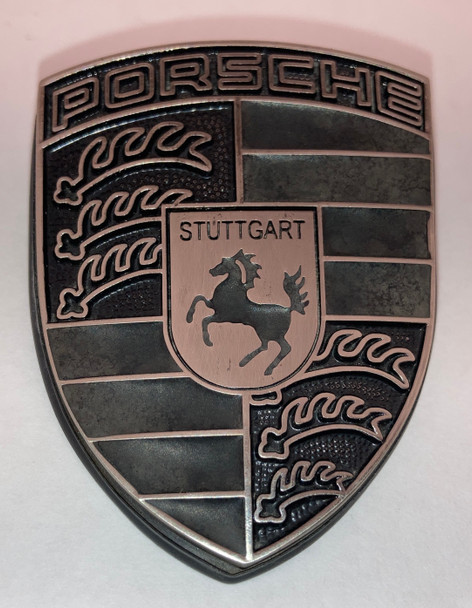 1997-2004 Porsche 986 Boxster / 996 911 OEM Turbonite Hood Emblem Badge / USED /   BX066