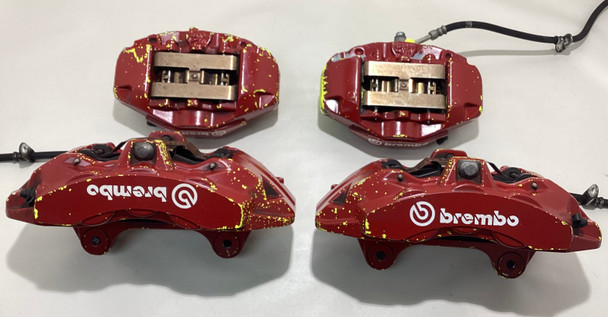 2018-2020 Subaru WRX STI 6 Piston Brembo Brake Calipers / Set of 4 / 69K SS017