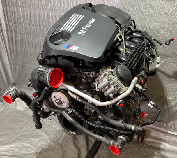 2015-2020 F80 F82 BMW M3 M4 S55 3.0l Engine Long Block w/ Turbochargers / 95K F8M06