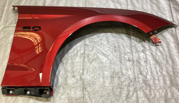 2018-2023 Ford Mustang GT S550 Passenger Side Fender / OEM / Ruby Red Metallic  FM014