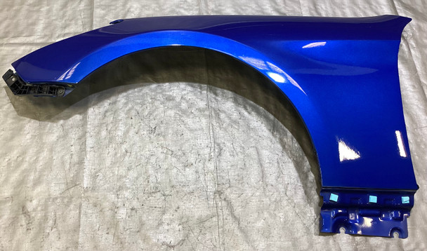 2010-2016 Hyundai Genesis Coupe Driver Side Fender Panel / Mirabeau Blue Metallic  HG032