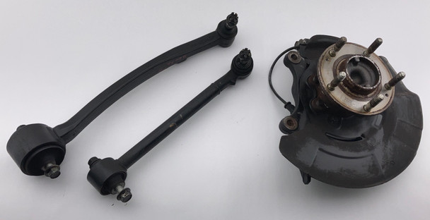 2010-2012 Hyundai Genesis Coupe Passenger Front Knuckle / Spindle / Hub w/ Control Arms / 53K HG032