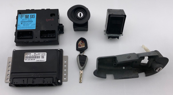 2005-2008 Porsche 997 911 Carrera S 3.8l Engine Control Module ECM w/ Immobilizer / Key Set / Manual / 99761860305 /   P7008