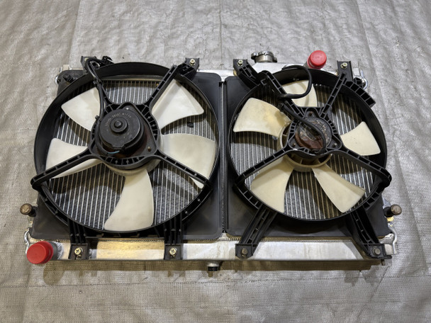 1990-1997 Mazda Miata KoyoRad Aluminum Radiator w/ OEM Cooling Fans / NA103