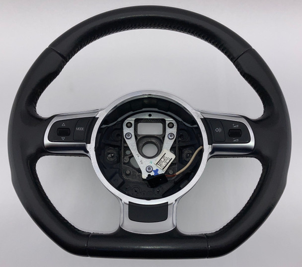 2008-2015 Audi TT Black Leather Steering Wheel / S-Tronic / OEM /   T2014