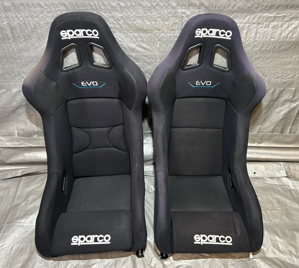 1990-2005 Mazda Miata Sparco Evo QRT Racing Buckets Seats w/ PCI Mounts / USED / NB257 1990-2005 Mazda Miata Sparco Evo QRT Racing Buckets Seats w/ PCI Mounts / USED / NB257