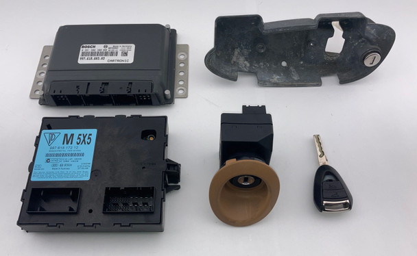 2005-2006 Porsche 987 Boxster 2.7 ECU KIT / Immobilizer / Key / 99761860303 /   BC034