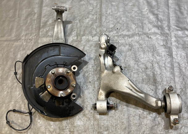 2013-2020 Nissan 370Z Nismo Package Passenger Front Knee Spindle Hub w/ Control Arms / 85K 7Z023