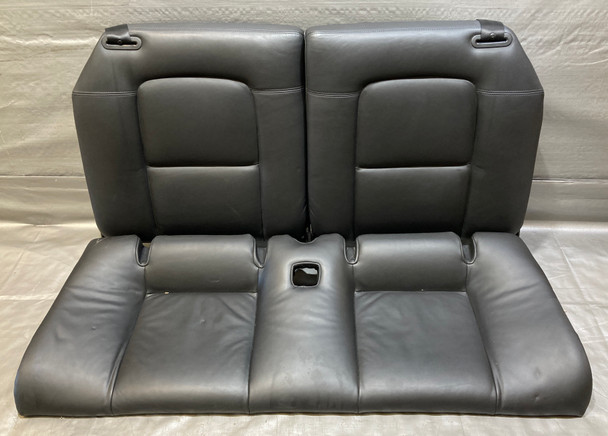2000-2006 Audi TT Coupe Black Leather Rear Seat Set / Upper / Lower /   T1035
