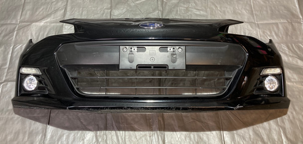 2013-2016 Subaru BRZ Front Bumper Cover w/ Grille  / Crystal Black Silica  FB048