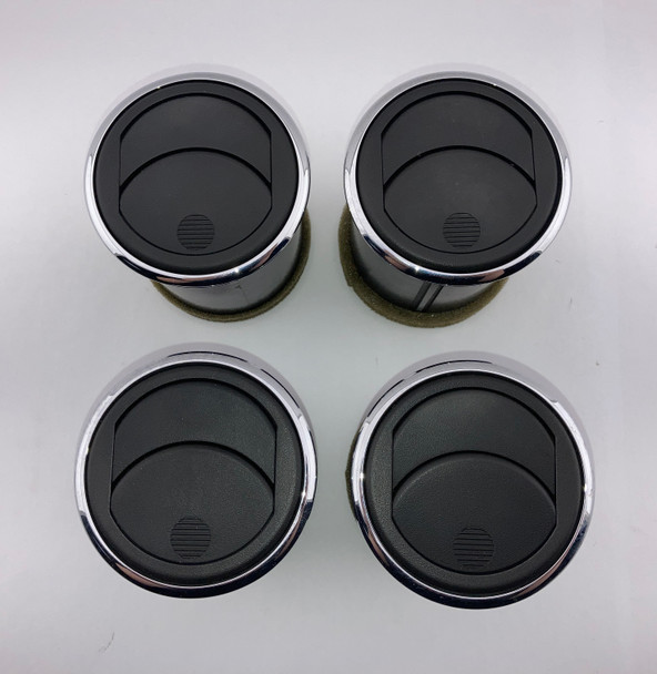 2006-2009 Pontiac Solstice Interior AC Vents / Chrome / Set of 4  /   PS071