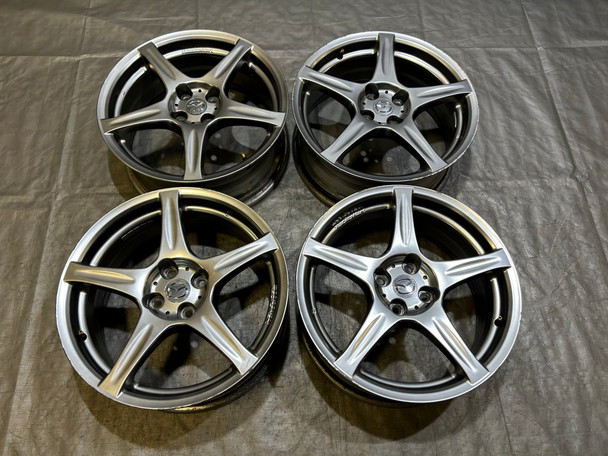 *DAMAGE* 2004 Mazdaspeed Miata 17" Racing Hart Wheels Rims / Set of 4 / NB260