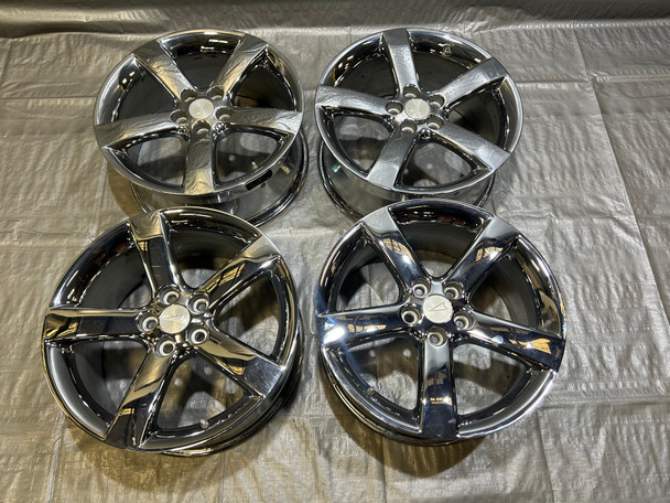 2006-2009 Pontiac Solstice 18x8" Wheels Rims / Chrome / Set of 4 / *Minor Bend* PS071