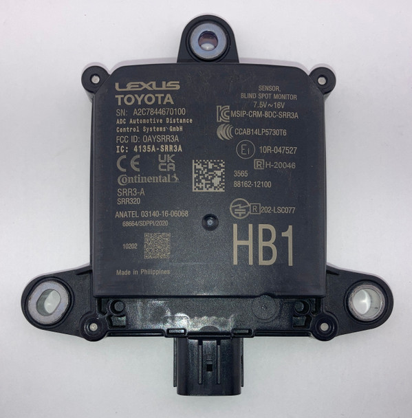 2023-2025 Toyota GR Corolla Driver Side Blind Spot Radar Sensor /   GRC01