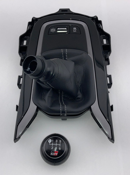 2023-2025 Toyota GR Corolla OEM Manual Shift Knob w/ Boot / Trim Surround /   GRC01