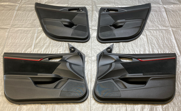 2017-2019 FK8 Honda Civic Type R Interior Door Panels / Set of 4 /   TR105