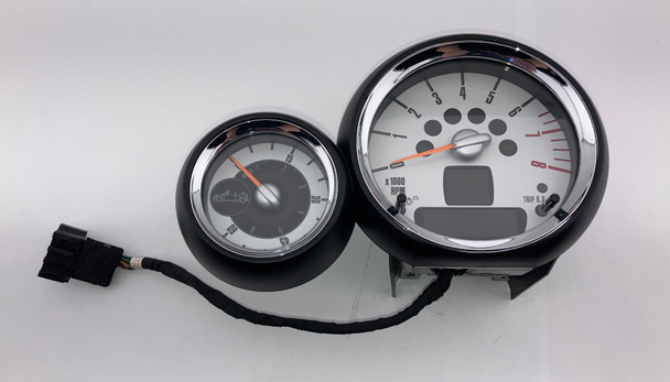 2009-2015 Mini Cooper S R57 Convertible Tachometer Gauge w/ Always Open Timer / Chrome / 9232457 /   R2032