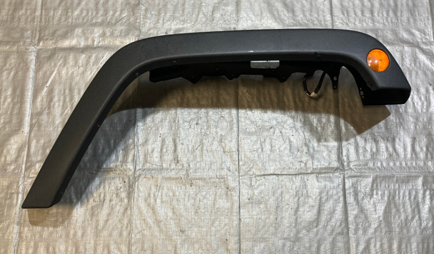 2007-2017 Jeep Wrangler JK Passenger Front Wheel Arch Flare / Textured Black / Granite Crystal Metallic  JK016