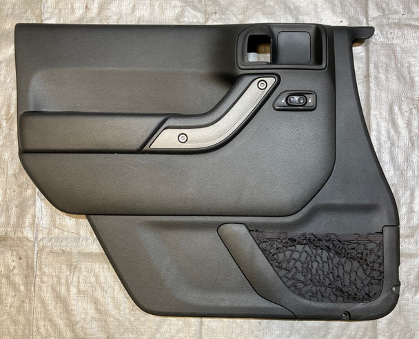 2011-2018 Jeep Wrangler JK 2DR Driver Side Interior Door Panel / Black /   JK016