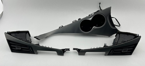 2017-2022 Infiniti Q60 Interior Dashboard Trim Set / Aluminum Look / IQ605