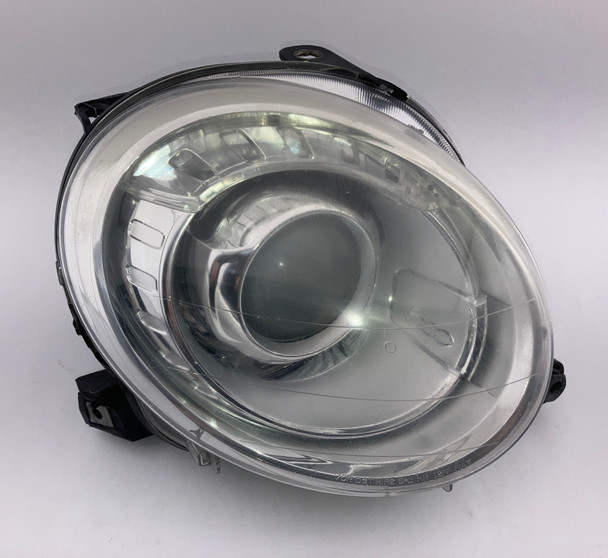 2012-2017 Fiat 500 Abarth Passenger Side Headlight / Chrome /   F5023