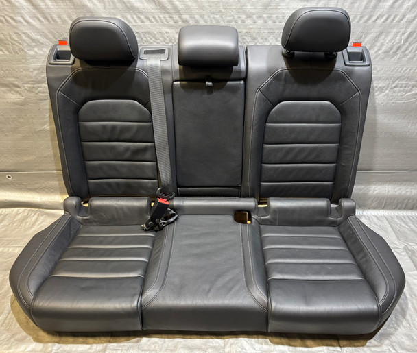 2015-2017 Volkswagen MK7 Golf R Black Leather Rear Seat Set /   M7R11
