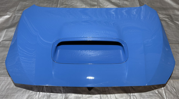 2015-2020 Subaru WRX STI OEM Hood Panel w/ Scoop / Hyper Blue  SS018