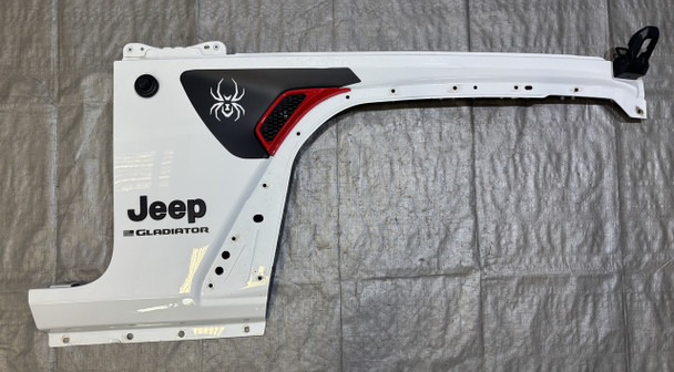 2018-2024 Jeep Wrangler JL / Gladiator JT Passenger Front Fender Apron Panel / Bright White  JT003