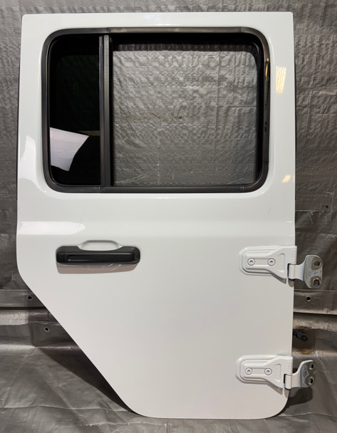 2018-2024 Jeep Wrangler JL Unlimited 4DR / Gladiator JT Passenger Rear Door Assembly / Bright White  JT003