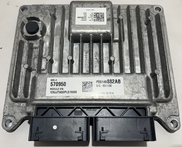 2023 Jeep Wrangler Gladiator JT 3.6l Engine Control Module ECU / 05149882AB / 28K JT003