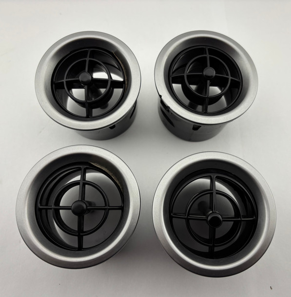 1999-2005 Mazda Miata AC Vents w/ Silver Trim / Set of 4  /   NB267