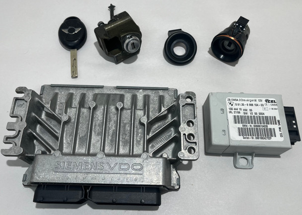 2006 Mini Cooper S R53 Hatchback ECU w/ Ignition Switch Key / Immobilizer / 7562646 /   R1032