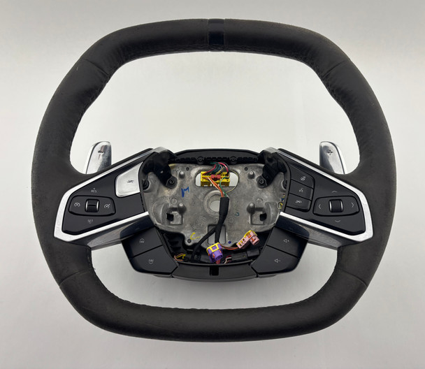 2020-2023 Chevrolet C8 Corvette Stingray Z51 Black Alcantara Steering Wheel *Wear* /   C8002