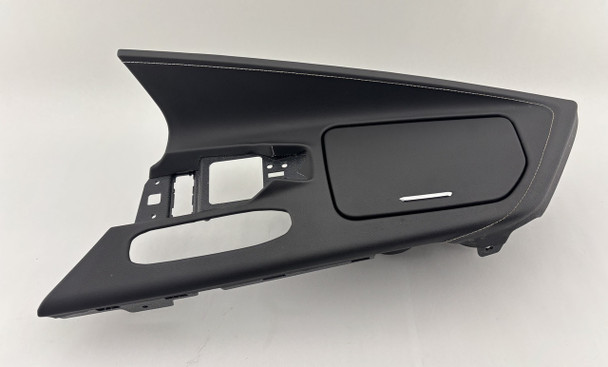 2020-2025 Chevrolet C8 Corvette Front Upper Console w/ Cup Holder / White Stitching /   C8002