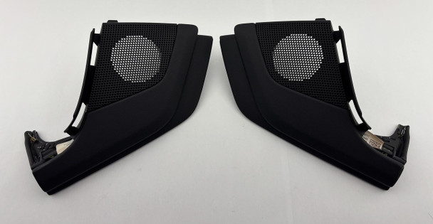 2020-2022 Chevrolet C8 Corvette Stingray 1LT 2LT Dash Trims / Speaker Covers / White Stitching /   C8002