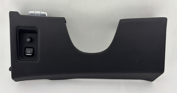 2020-2024 Chevrolet C8 Corvette Stingray 2LT Driver Steering Column Knee Trim Panel w/ HUD Switches / Black /   C8002