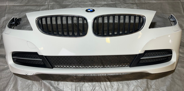 2009-2016 BMW E89 Z4 OEM Front Bumper Cover w/ Grilles / Alpine White 3 Z4908