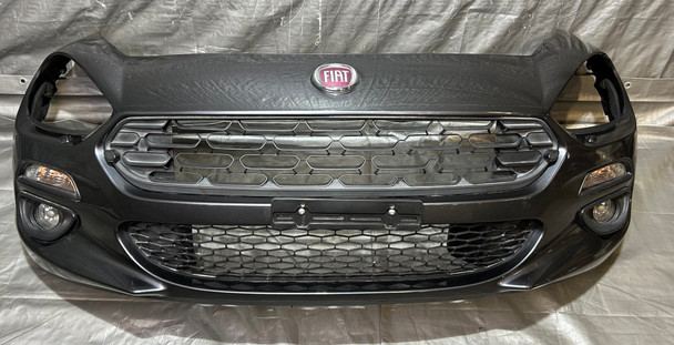 2017-2020 Fiat 124 Spider Classica / Lusso Front Bumper Cover w/ Grilles / Moda Gray Metallic FD028